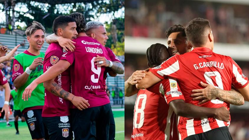 Sigue el partido de Carabobo vs Estudiantes por Copa Libertadores